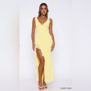 Daisy Mae Yellow Maxi Dress